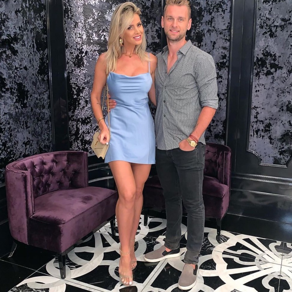 Blue sexy dress